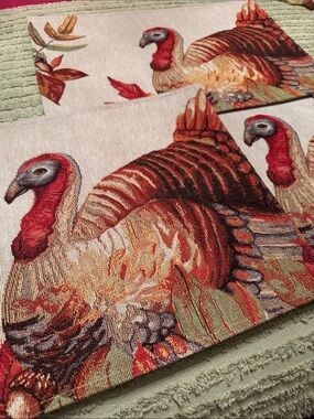 4 Turkey Table Placemats NWOT Never used
Perfect Condition